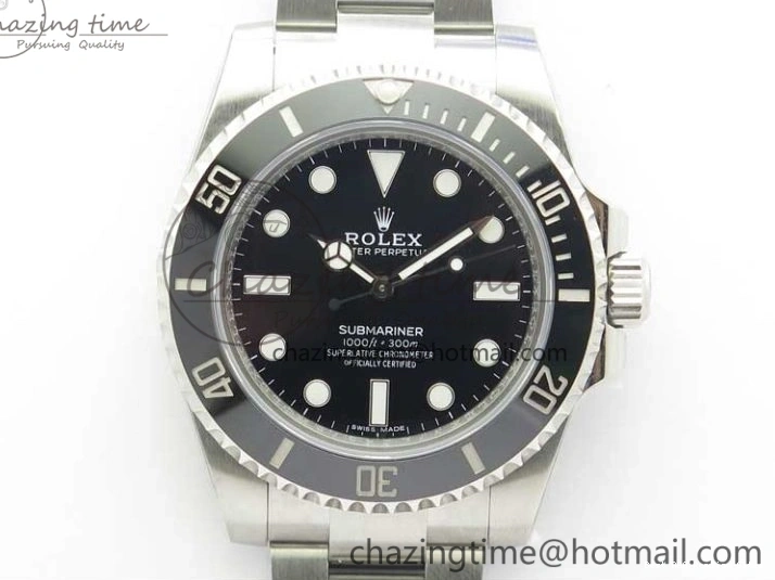 AAA Replica Watches 2989 No 904L 1:1 A Edition Black Bracelet Submariner on Best Date Ceramic Original SS ZZF 114060 1229